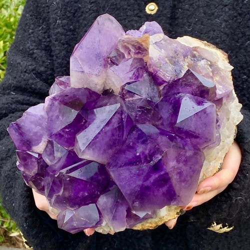16.64LB Natural Amethyst Backbone Crystal Raw Ore Specimen Stone Healing - Zdjęcie 7 z 12