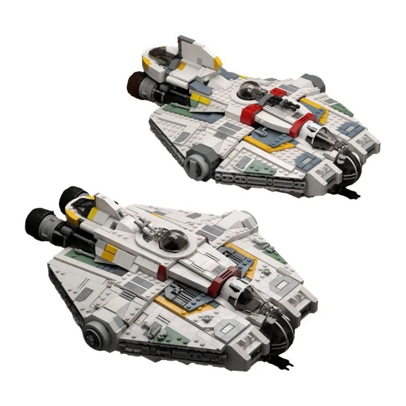 Custom MOC-159490 Sci-fi Ghost Spaceship Model 1765 Pieces for Age 10+ - Image 4 of 4