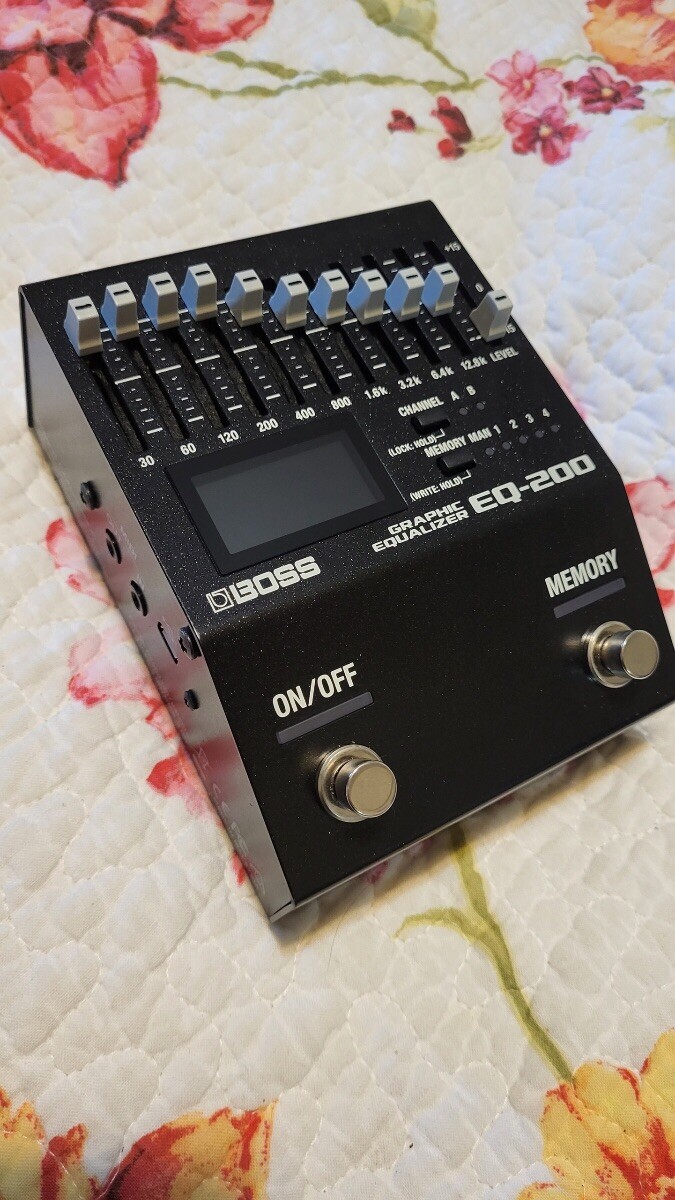 【新品未使用】BOSS Graphic Equalizer EQ-200 Buy Boss EQ-200 Graphic Equalizer - Black online | eBay