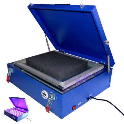 21x25'' Silk Screen Printing UV Exposure Unit with 8 LED Light Tubes 220V/110V