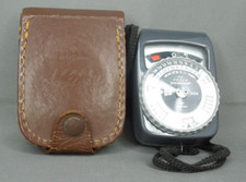Vintage Gossen Super Pilot CDS Photo Exposure Meter with Case Tested  WORKS 