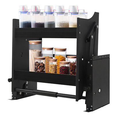 2-Tier Pull-Out Shelf Cabinet Shelf Drop Down Shelf Kitchen Pull