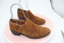BOC Born Shoes Slip On Clogs Brown Suede Comfort Women's SIZE 10 M