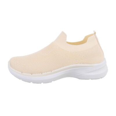 Sneakers Low Damenschuhe 6549 Ital-design In Beige