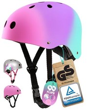 Fahrradhelm Kinder Mädchen mit GS Skateboard Helm ab 3 Inline Skate Kinderhelm