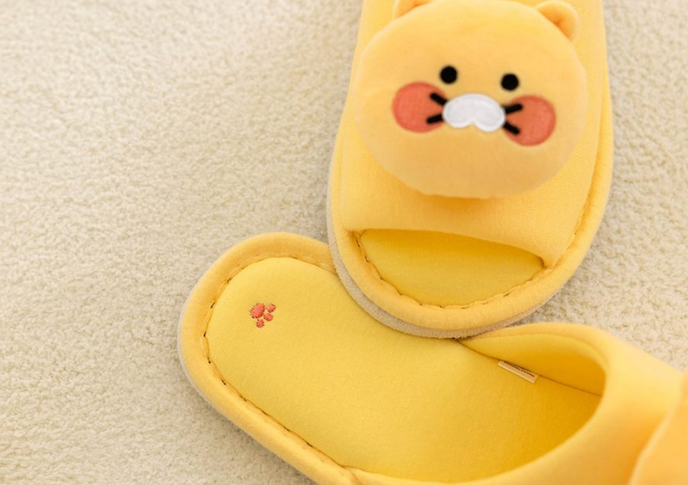 PANTOFOLA D’ORO [KAKAOFRIENDS] CHOONSIK Scarpe da Interno Tessuto Pantofola Unisex 260mm