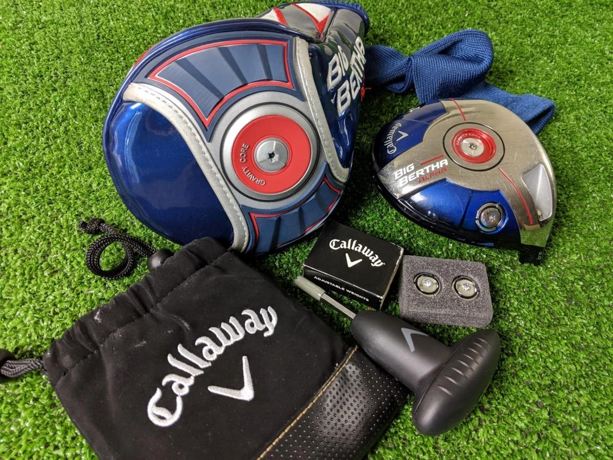 Callaway Big Bertha Alpha 2014 Driver 9° Head Only Golf Club  w/HC,Tool,Weights