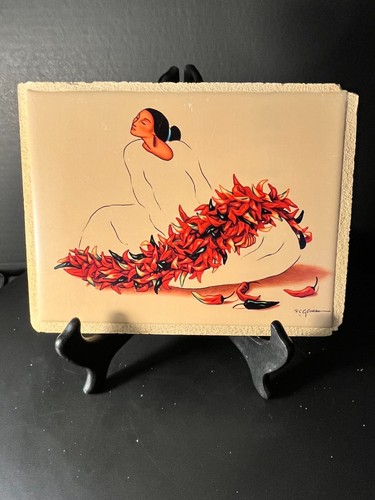 RC Gorman Ceramic Tile Art Print 8x6 Navajo Women Native American Vibrant Color - Picture 15 of 48