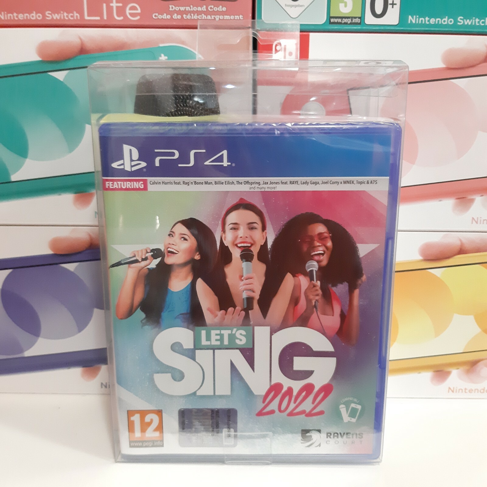 Let's Sing 2022 + Microfono PS4 NUOVO SIGILLATO ITA