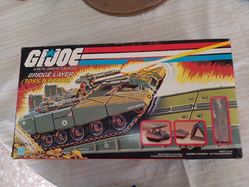 Vintage GI Joe 1985 Bridgelayer (Toss N Cross) MIB/UNUSED MINT.