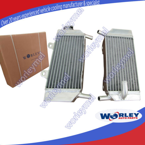 Aluminum Radiator CRF250R CRF250X CRF250 2004-2009 For HONDA Yellow Hose - Picture 2 of 9