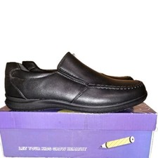 Jabasic Boys School Church Black Comfort Dressy Loafer 5