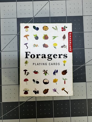 NEW SEALED Kikkerland Foragers Deck of Playing Cards
