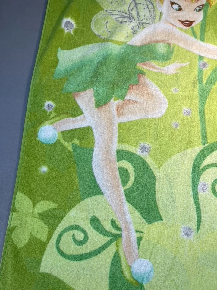 TINKERBELL Toalla Playa Piscina Disney Princes Toalla de Baño Talla 53x28 Foto 4 de 4