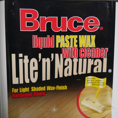 bruce lite n natural liquid paste wax
