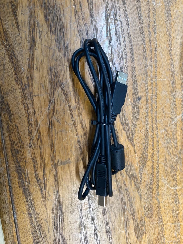 2 X 3FT USB 2.0 A Male to B 1.8m Black Cable HP Part # 453030300170R New - Image 3 of 4