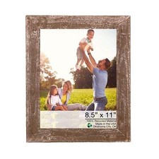 8.5 X 11 Rustic Espresso Picture Frame