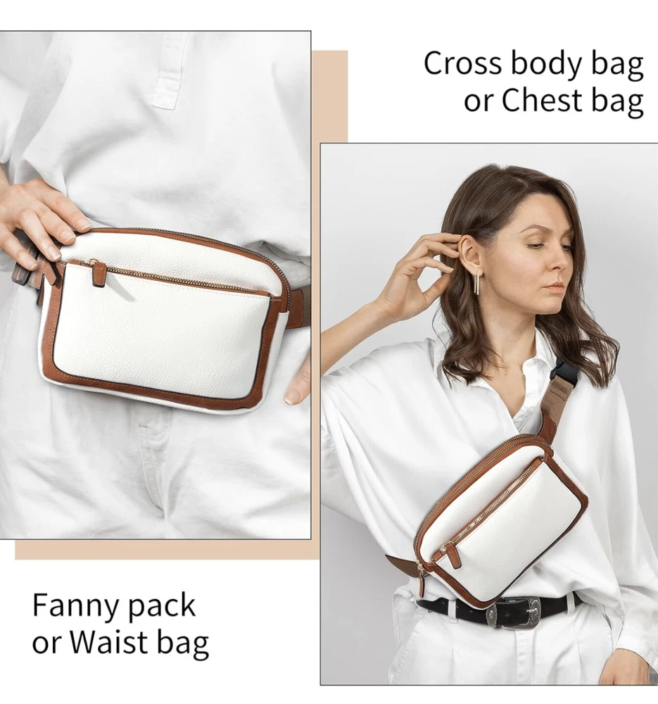 Belt Bag for Women Crossbody Bags for Women Trendy Fashion Belt Bag Vegan... Belt Bag for Women Crossbody Bags for Women Trendy Fashion Belt Bag Vegan...