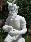 Great God Pan Statue – Greek Mythology Sculpture, Classical Satyr Figurine, — photo 10