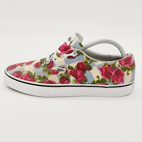 pink floral vans