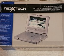 NeXXTech Portable DvD Player With Battery Pack And All Accessories. New Open Box