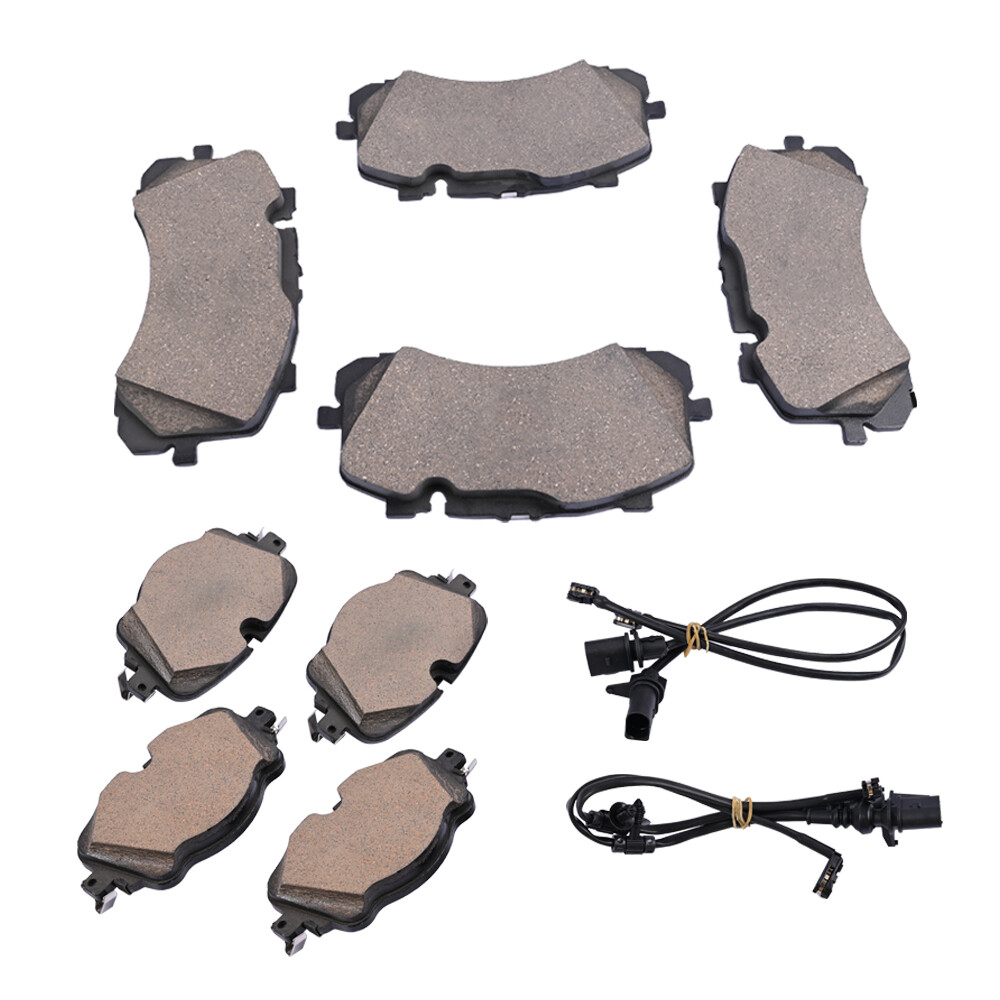 Front Rear Brake Pads Low Dust Premium Fits Bentley Bentayga 2017 2018 2019-2023