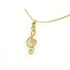 333 Goldkette mit Rockys Anhänger Notenschl�...