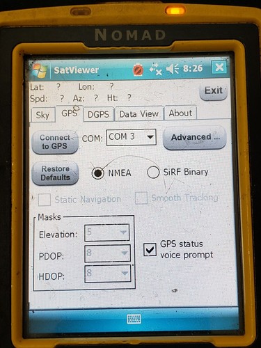 Trimble Nomad 800LC With SatViewer 1.0.4.0 In Fair Condition. NO BATTERY!!! - Picture 21 of 24