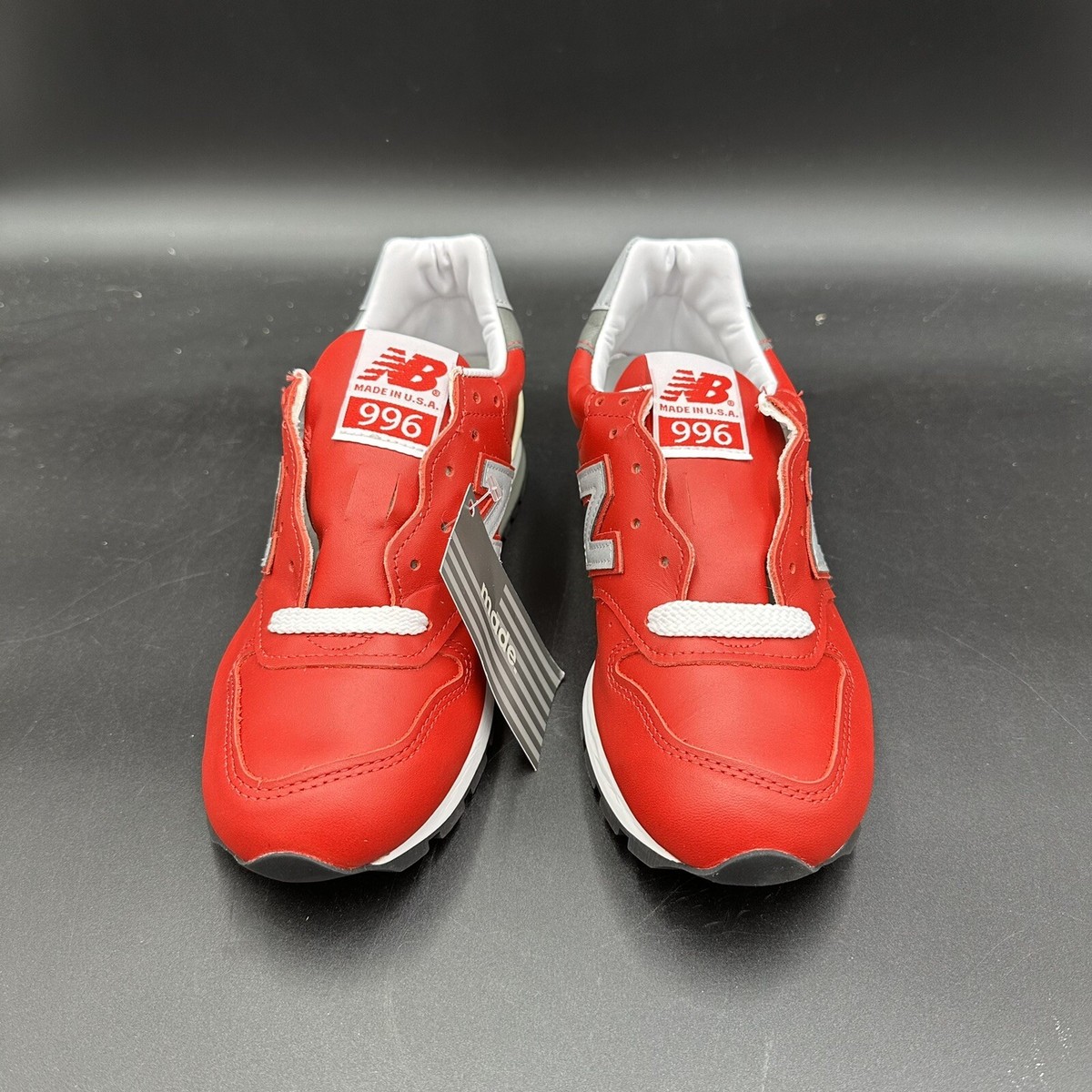 New Balance 996 Red Leather Made in USA Running Shoes New Balance 996 Red Leather Made in USA Running Shoes