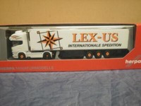 Herpa Lkw Scania R Topl./Aerop. KüHl-Ksz LEX-US 305518