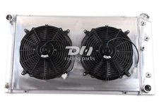 28"W 4 Row Radiator+Shroud+12"Fan FIT  1968-1972 Chevelle GTO Cutlass Lemans
