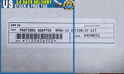 NEW ABB Profibus Adapter NPBA-12 64348221 US Free TAX