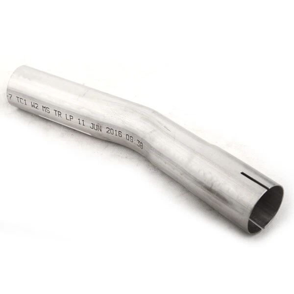 Edelstahl Rohrbogen 15° geweitet Ø50mm Außen Ø50mm Innen Rohradapter Auspuff