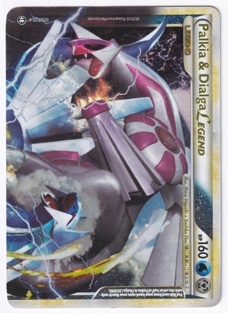 Pokemon TCG Palkia & Dialga LEGEND 101/102 LEGEND HGSS Triumphant Holo HP