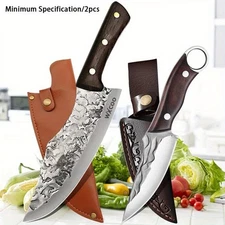 Professional Chef Knife For Meat Fish Vegetable 2PCS Forged Boning