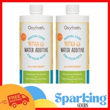 Flavor-Free Pet Water Additive for Dental Care - Fighting Tartar  Plaque 2 Pack