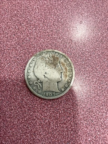 1907 Barber Or Liberty Head Half Dollar