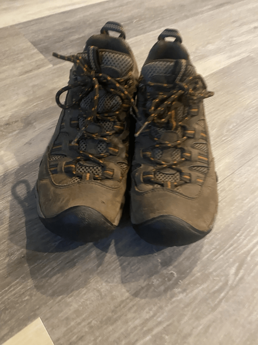 Mens KEEN Targhee Vent Trail Hiking Outdoor Brown Leather  display picture 2