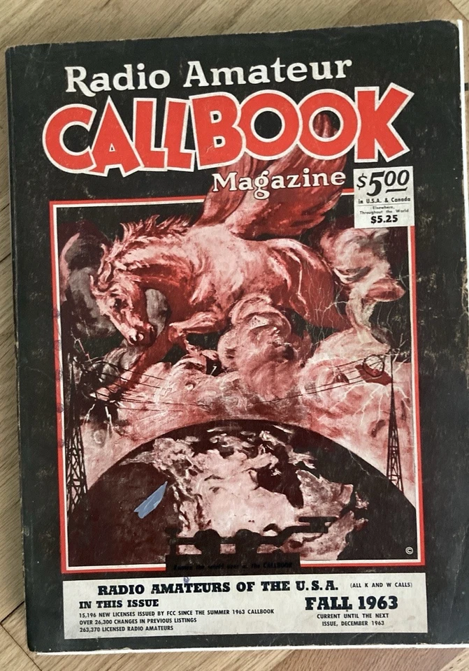 3 RADIO AMATEUR CALLBOOK Magazines Foreign & U.S.A. Have Wear - Image 2 of 4