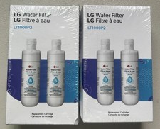 4 pack Genuine LG LT1000P2 Refrigerator Water Filter ADQ747935  NEW SEALED 