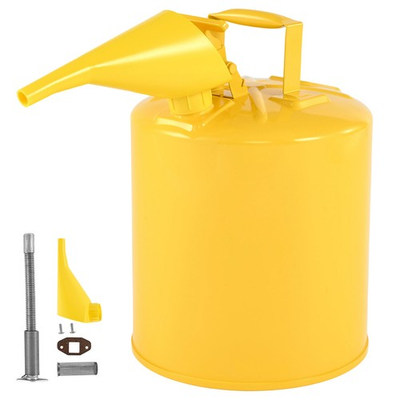 #ad Uimoso 5 Gallon Type I Yellow Safety Diesel Can with Flame Arrester and Funnel $48.99