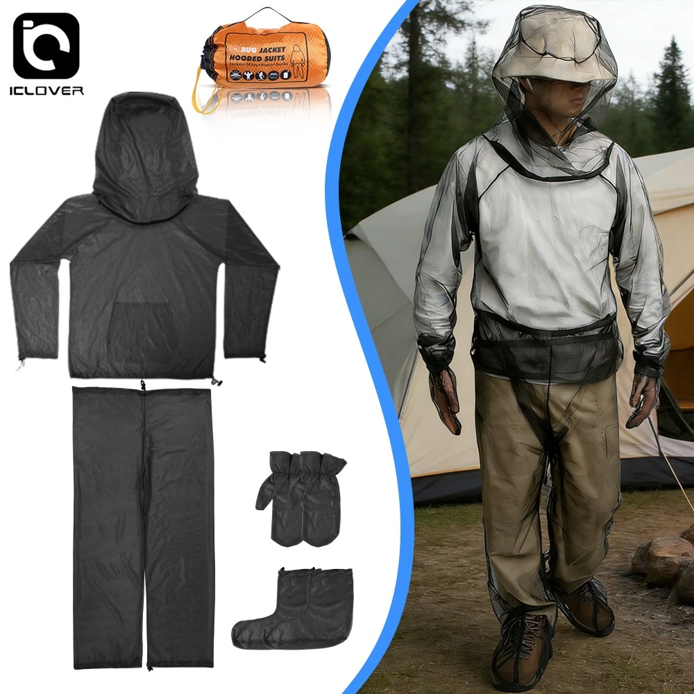 Anti-Mosquito Bug Suit Mesh Net Jacket Gloves Pants Socks Breathable Men Women
Opens in a new window