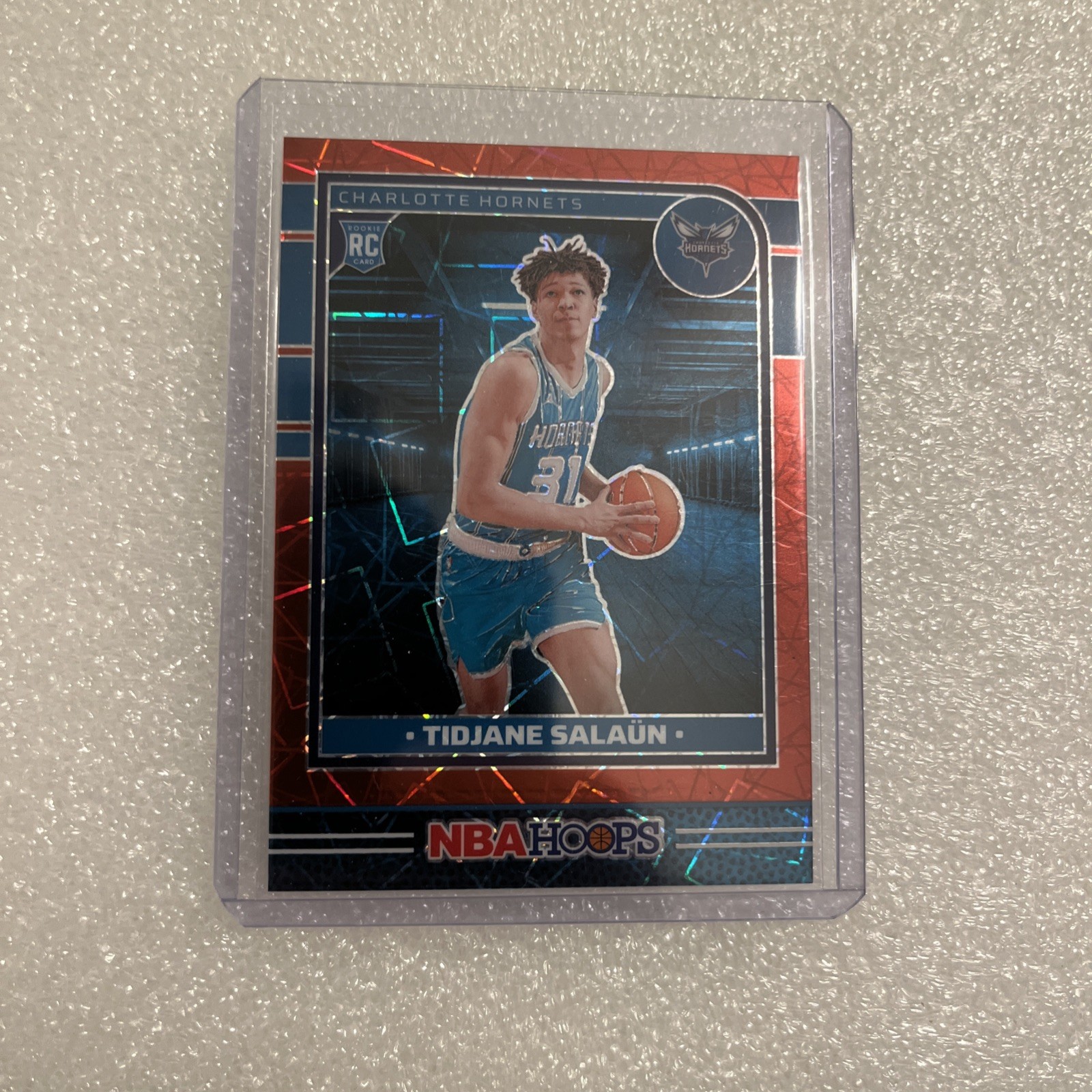 2024-25 Panini Nba Hoops Rookies Tidjane Salaun #236 Premium Red Prizm /99 (RC)