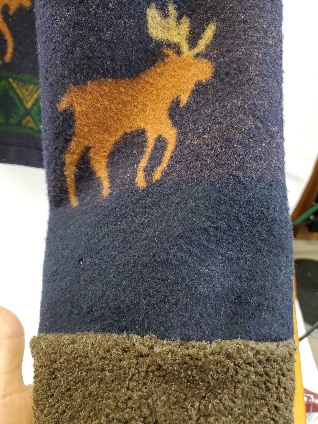 VTG Pendleton Wool Moose Canoe Leaf Northwoods Ca… - image 20