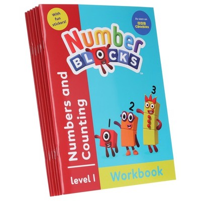 Numberblocks and Alphablocks Red Level 1 Set: 6 Workbooks - Ages 3-5 - Paperback