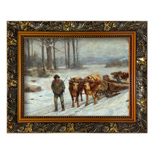 Akfado Vintage Gold Frame For 16X20 Canvas Paintings 2.36 Wide Victorian Ornate