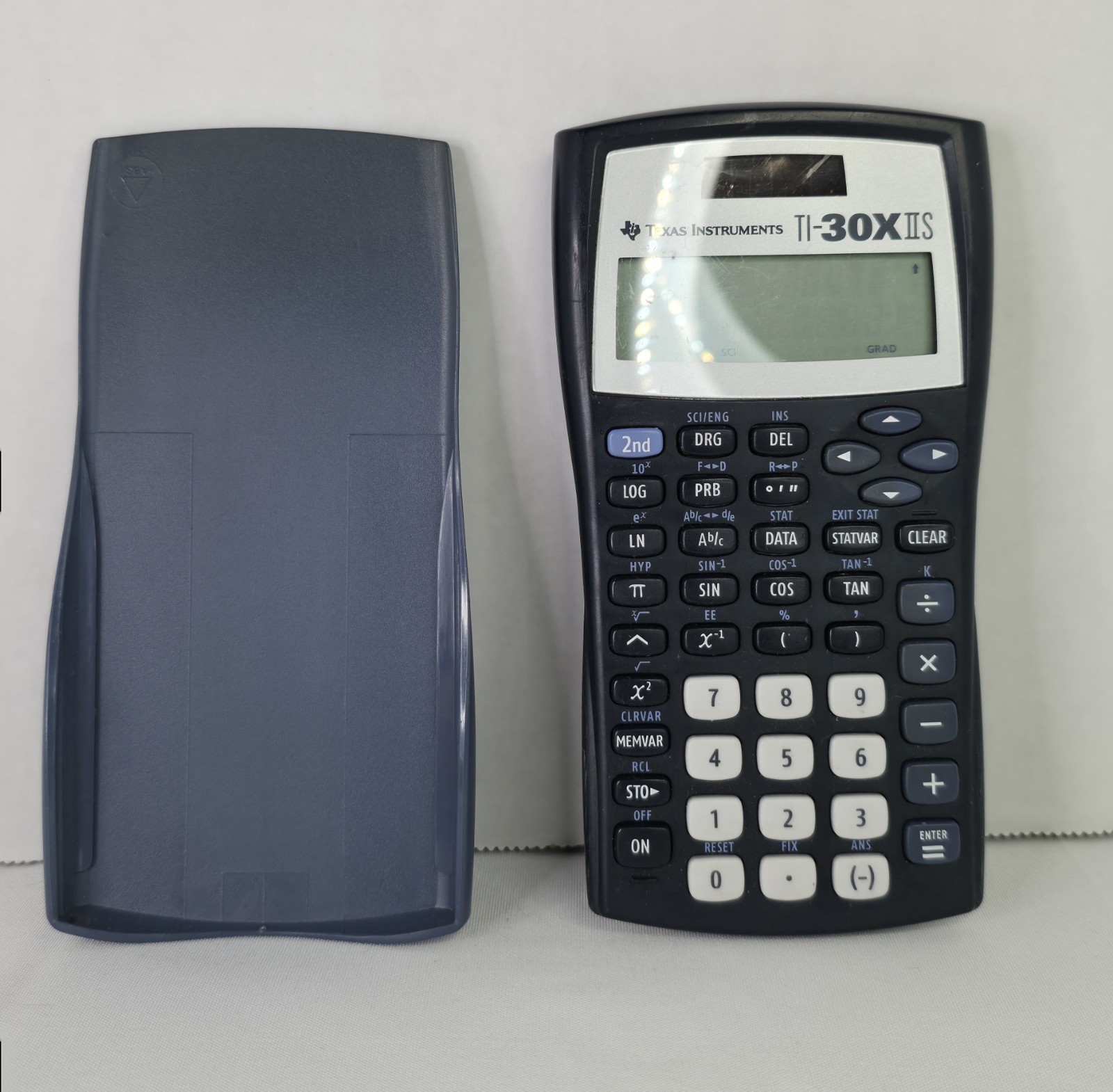 Scientific Calculator Texas Instruments TI-30X IIS with Cover - Blue-image