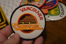 Vancouver Canucks Round Patch Hockey