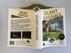 Silent Assault Nintendo NES HES Piggy Back Cart AUS Complete + Catalogue