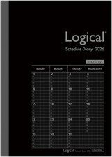  2026 Edition Planner Nakabayashi Logical Diary 2026 Monthly Notebook Type B/B6